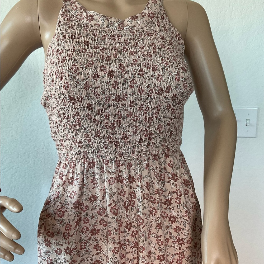 Jessica Simpson Floral Smocked Jumpsuit – Effortless Boho-Chic
